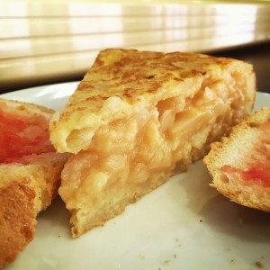 Tortilla de patata Zeppelin Café Zaragoza
