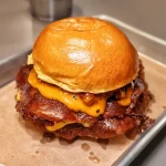 Hamburguesa Space Jam de Madison Smashburgers Zaragoza