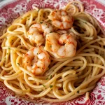 Receta de pasta con gambones